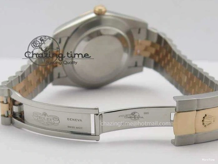 MiroTime 0313 Vibrant DateJust 41mm 126303 Noob 1:1 Best Edition RG Wrapped Brown Diam Dial Fluted Bezel On Jubilee Bracelet A 3781